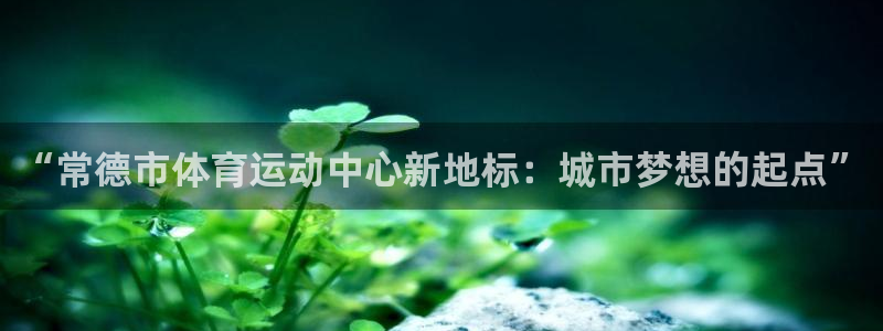 意昂5招商：“常德市体育运动中心新地标：城市梦想的起点”