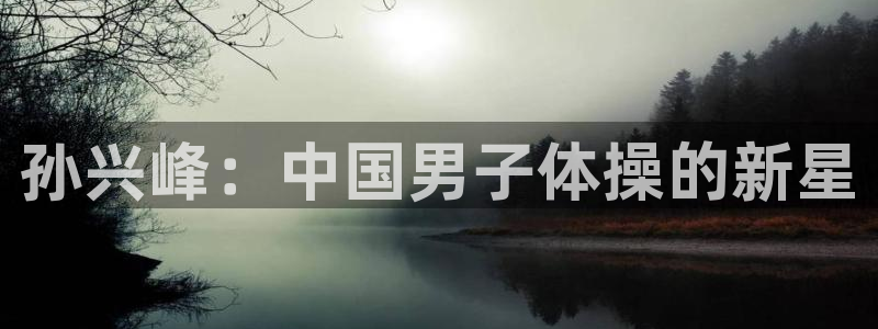 沐鸣2体育平台开号链接：孙兴峰：中国男子体操的新星